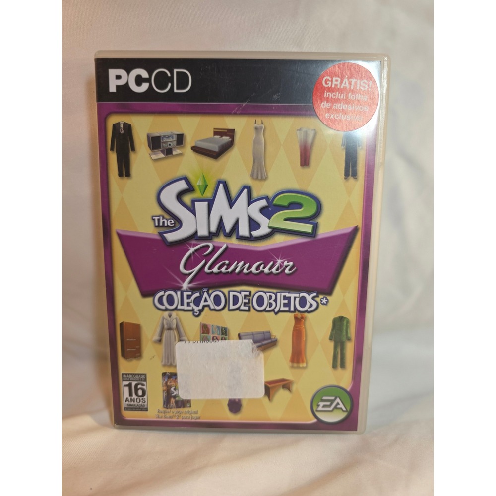 The Sims 2 Glamour Life Stuff PC CD-ROM Portuguese Colecao de Objetos EA Games